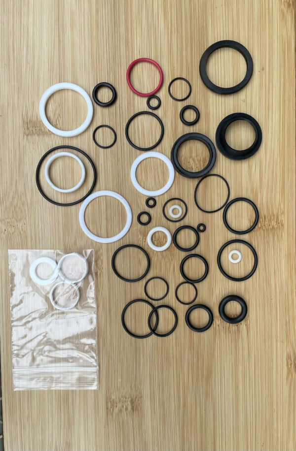 RockShox, Brain Air Can/Damper Seal Kit, SP/EPIC, Black, 1 set