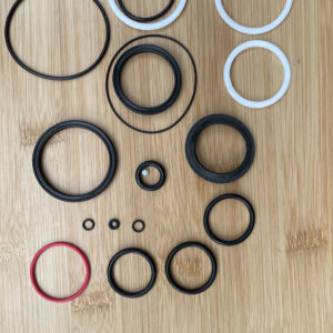 RockShox, Deluxe Air Can/Damper Seal Kit, Black, 1 set
