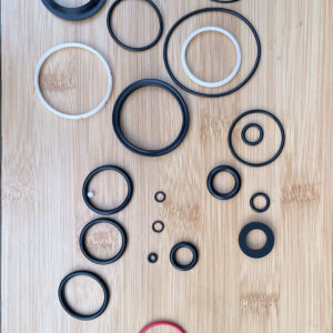 RockShox, Deluxe Air Can/Damper Seal Kit, C1, Black, 1 set