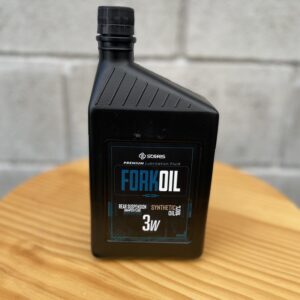 FORKOIL 3W 100% SYNTHETIC - Frasco 1L | 33.81 fl.oz - Recommended to maintain ideal damping performance, minimizing foam formation and air entry into the ROCKSHOX brand charger damper. Box with 4 unit